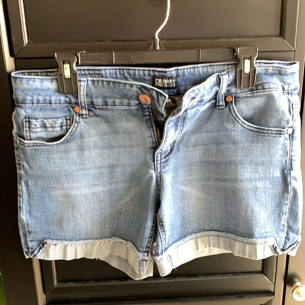 Celebrity Pink Jean Shorts